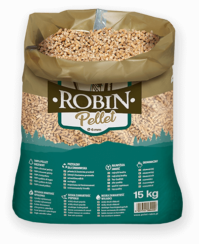 worek pelletu opałowego Robin do kupienia w Siedlcach lub sklepie internetowym